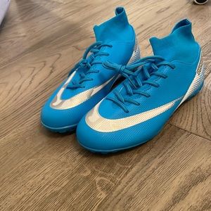 Blue Soccer Turf Cleats